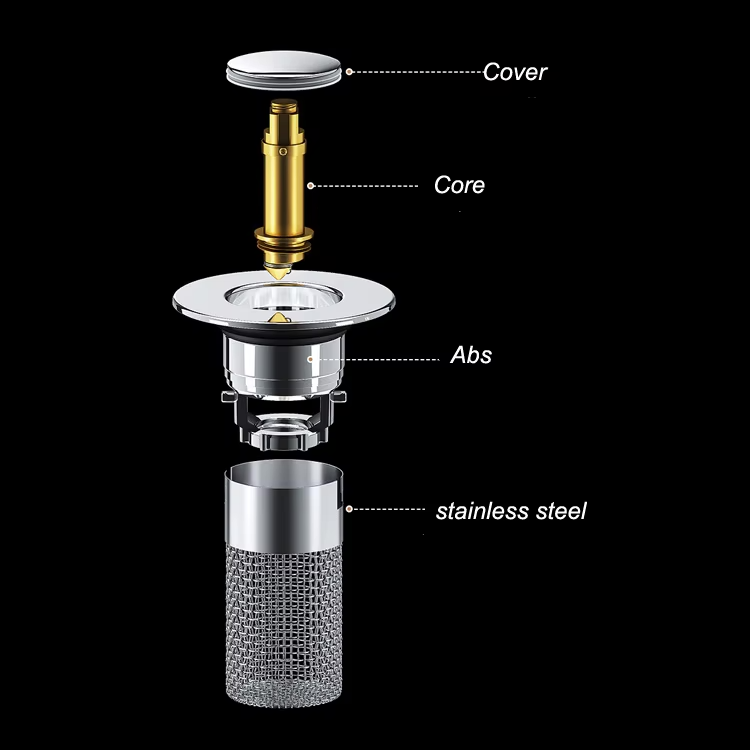 Premium Pop-Up Sink Filter